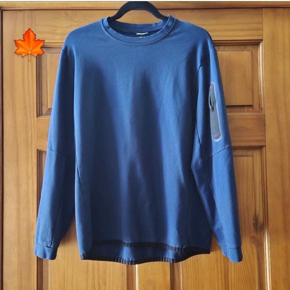 RUSSELL LONG SLEEVE HEAVY DUTY PULLOVER NAVY size M